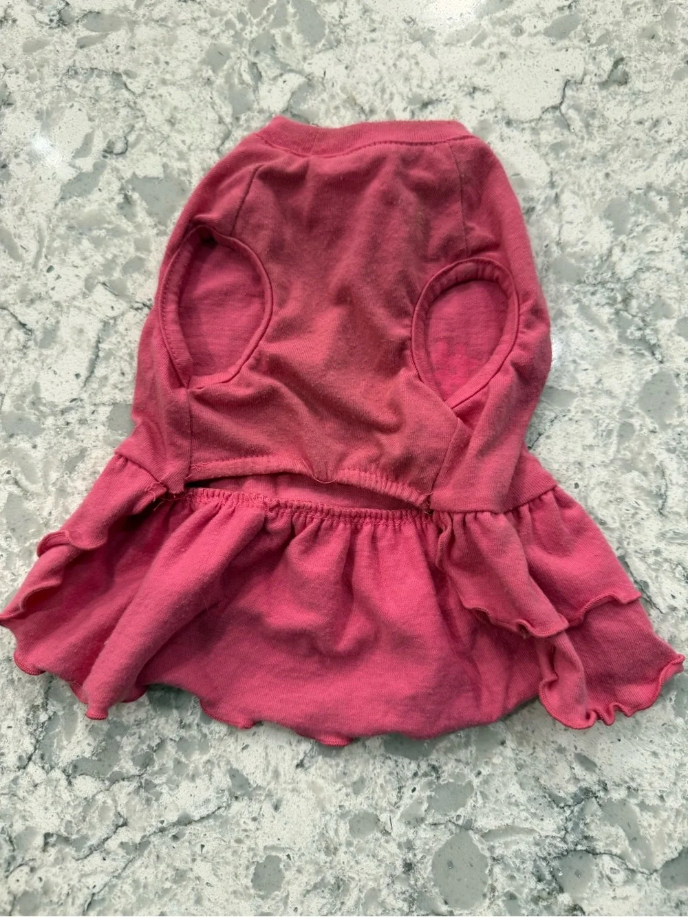 Pet Pink Ruffle Skirt with 